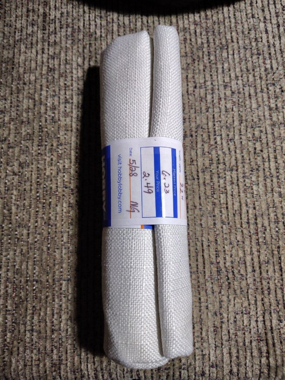 Fabric Remnant Type, Size, Color, Material And Manufacturer Varies See Pictures